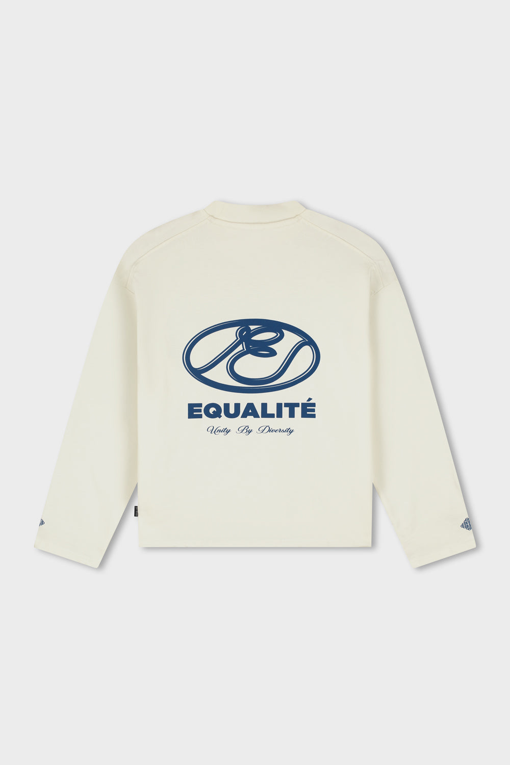 ARID OVERSIZED LONGSLEEVE TEE | OFF-WHITE & BLUE