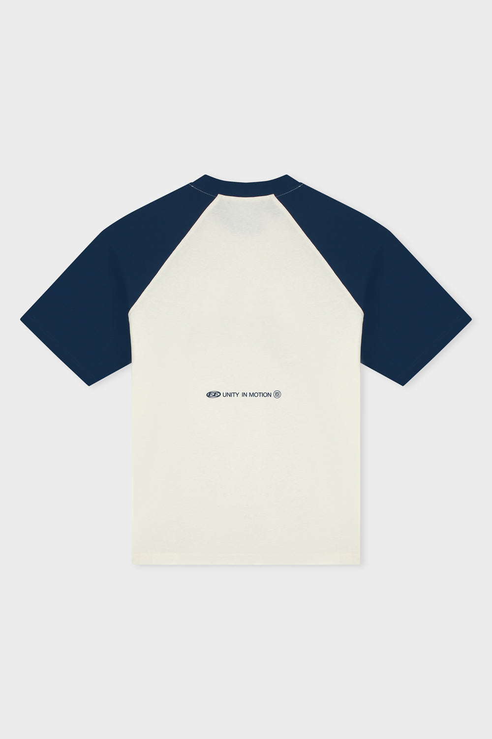 AXEL RAGLAN BOXY TEE | OFF-WHITE & NAVY