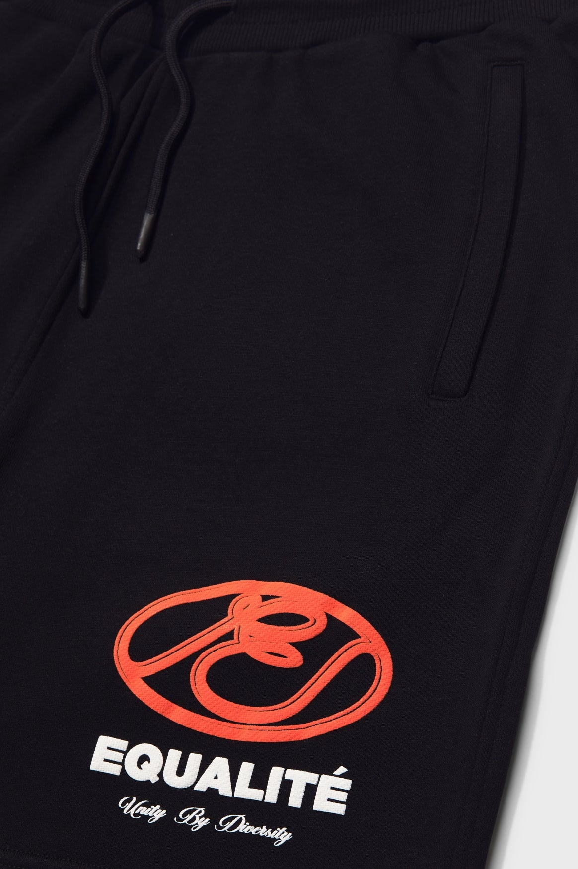 ARID OVERSIZED SHORTS | BLACK & ORANGE