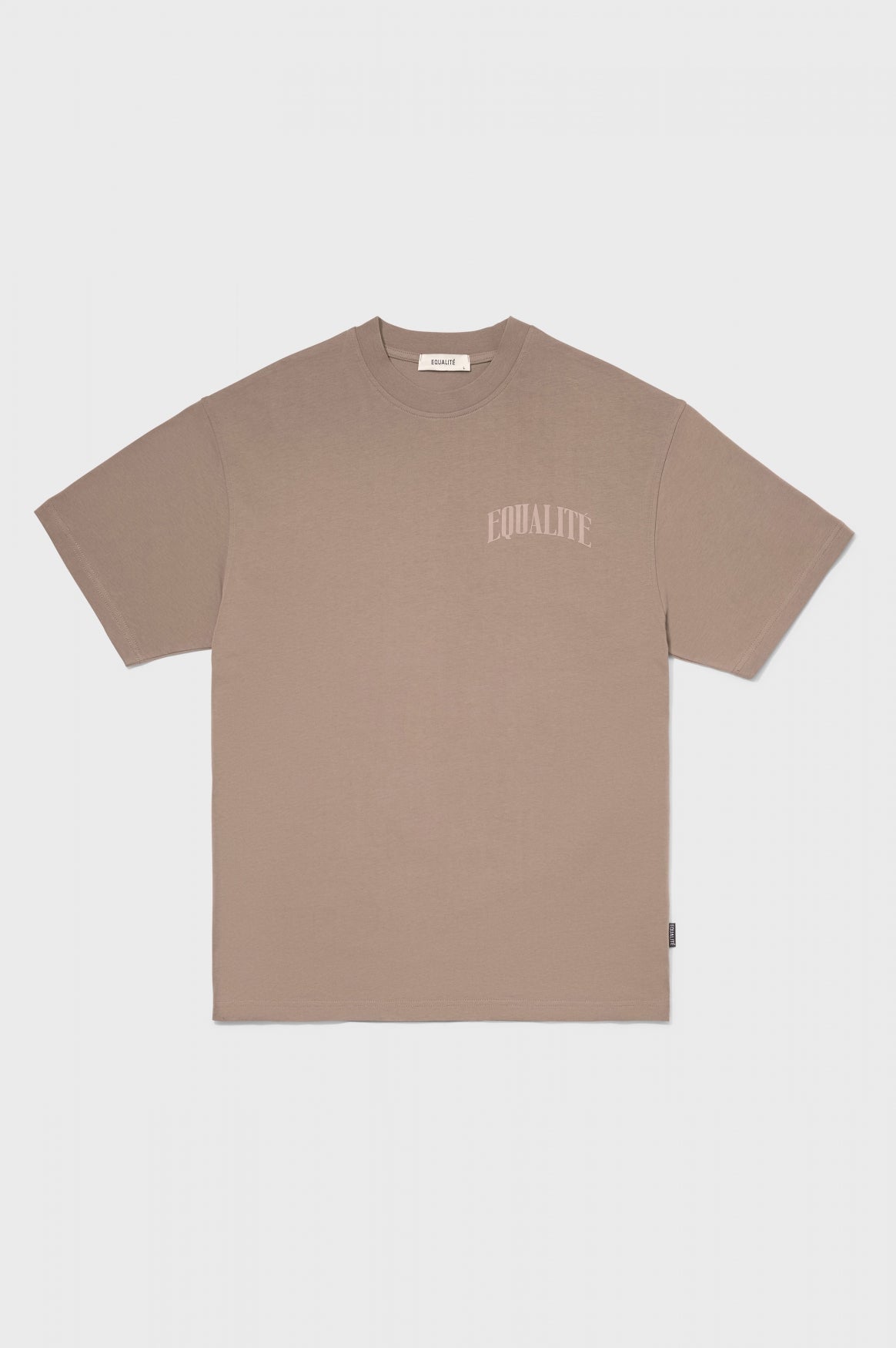 Oliver Oversized Tee | Taupe & Taupe