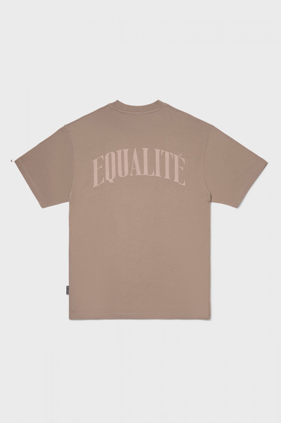 Oliver Oversized Tee | Taupe & Taupe