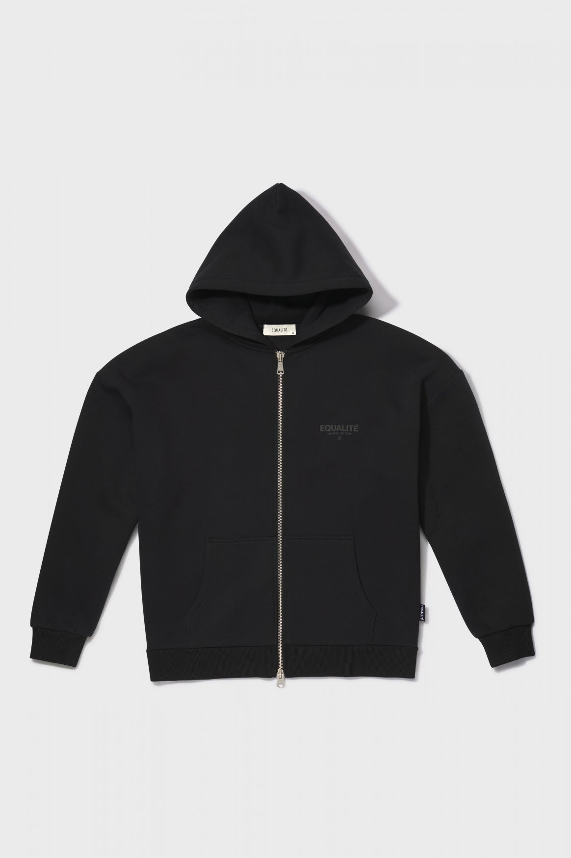 Societé Full Zip Hoodie | Black & Black