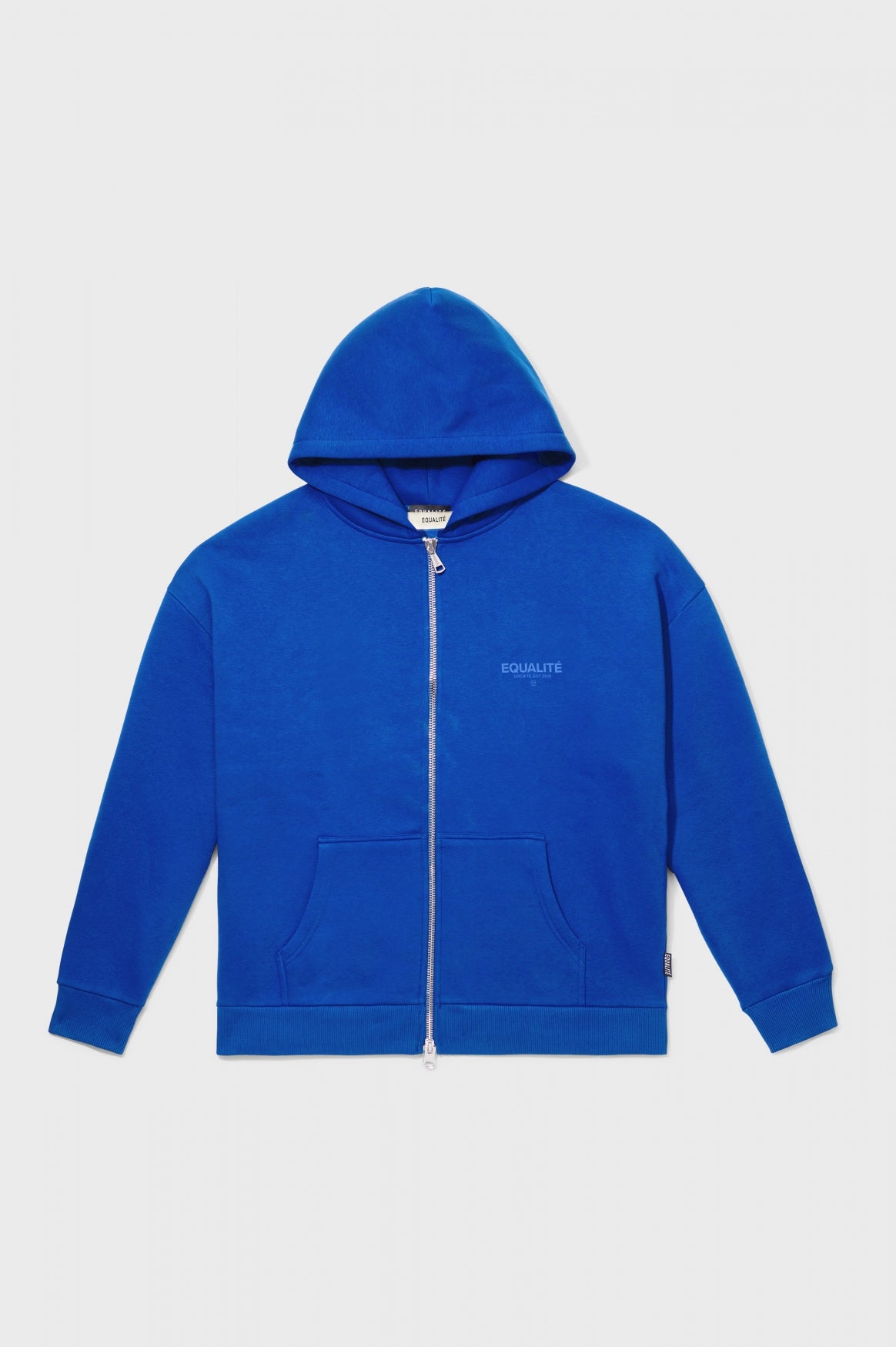 Societé Full Zip Hoodie | Blue & Blue
