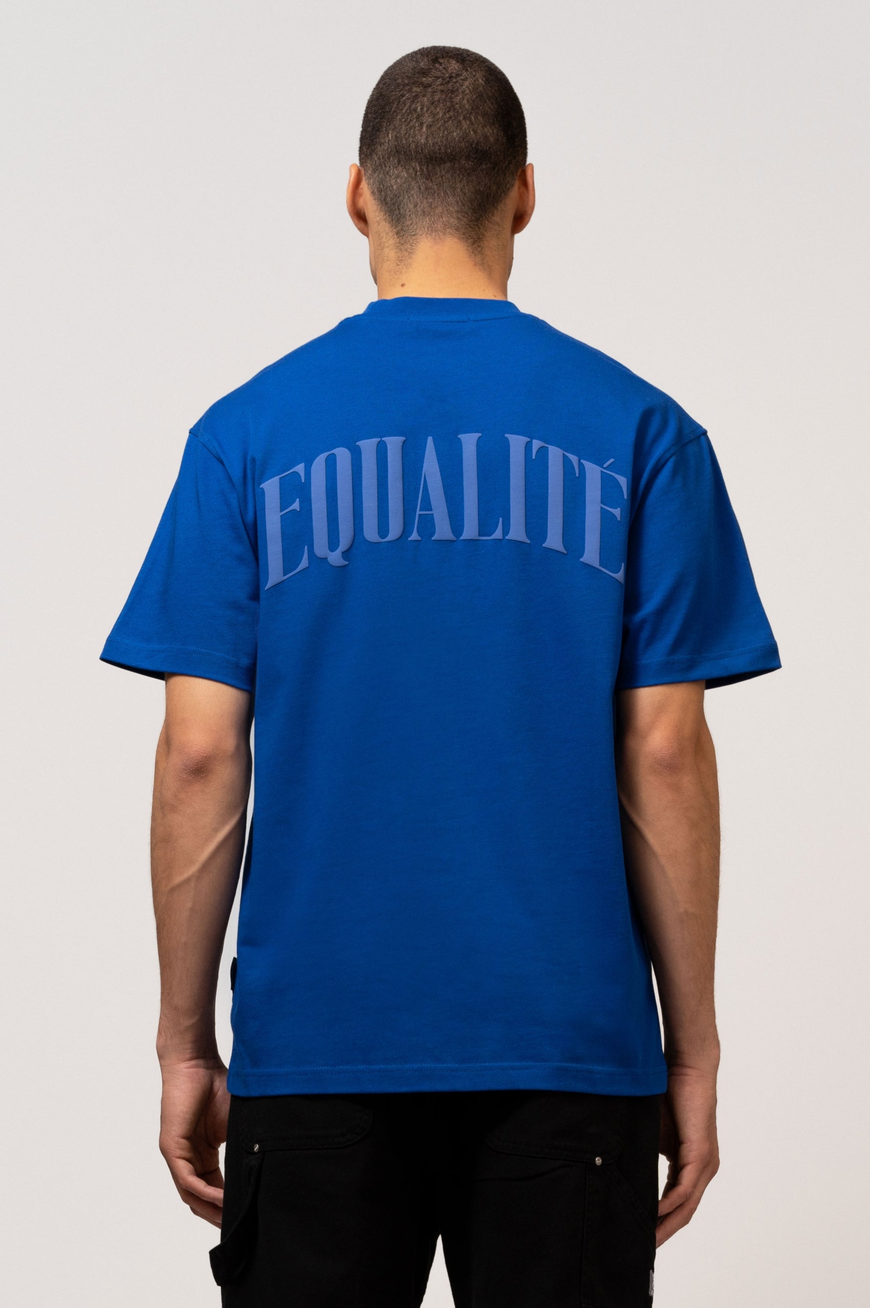 Oliver Oversized Tee | Blue & Blue