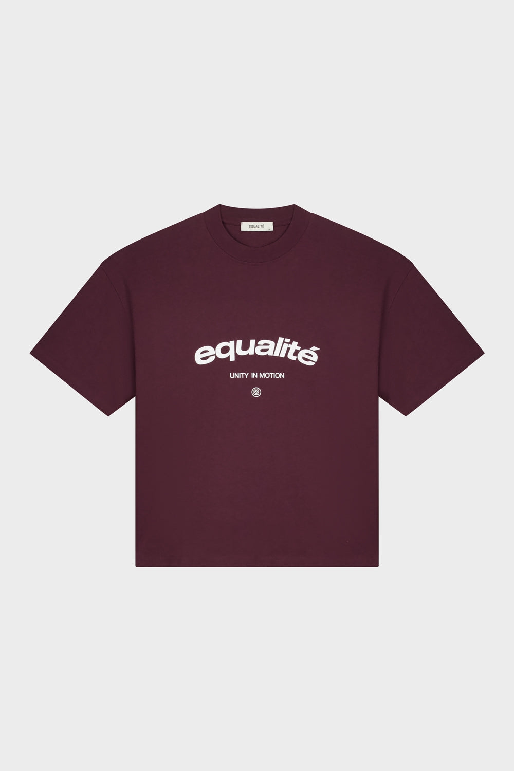 CELESTE BOXY TEE | AUBERGINE