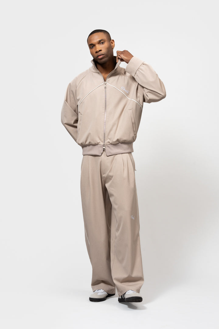 LUCIEN TRACK JACKET | BEIGE