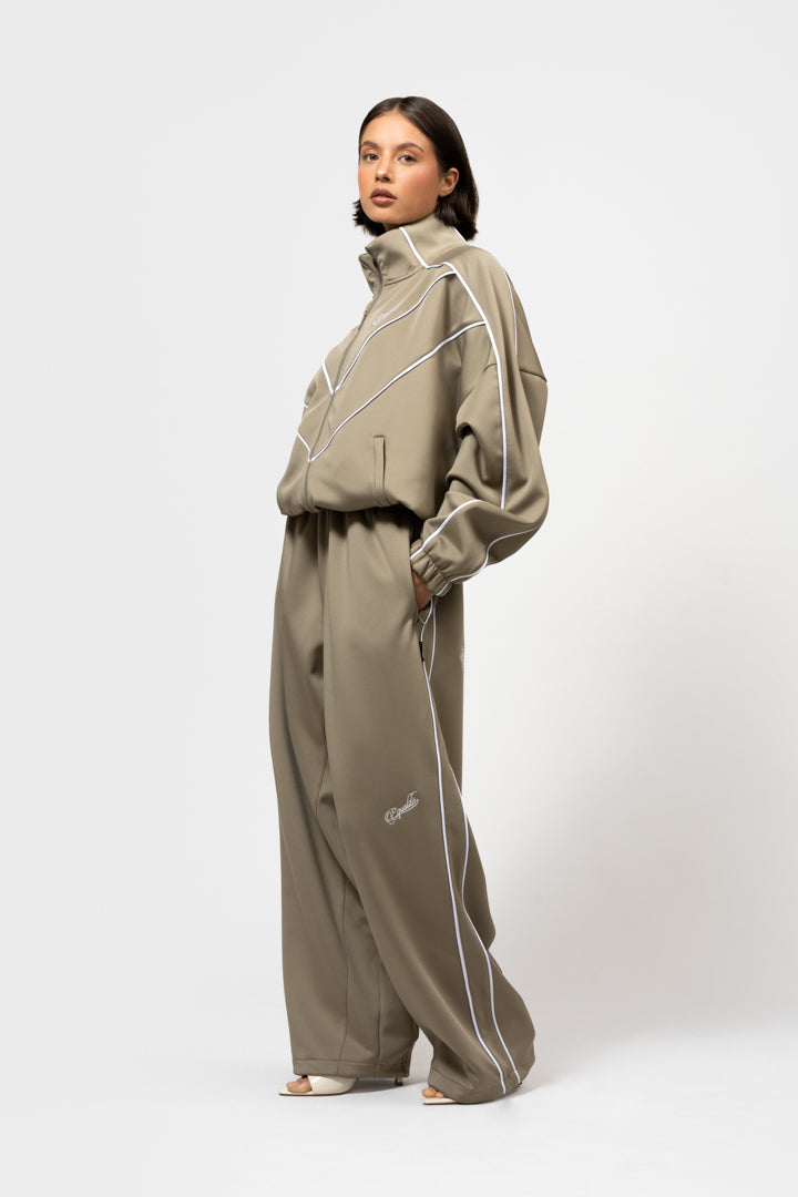 CLÉMENT TRACK PANTS | TAUPE