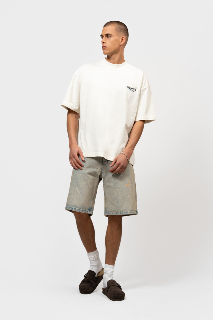 GOLDEN HOUR BOXY TEE | OFF-WHITE