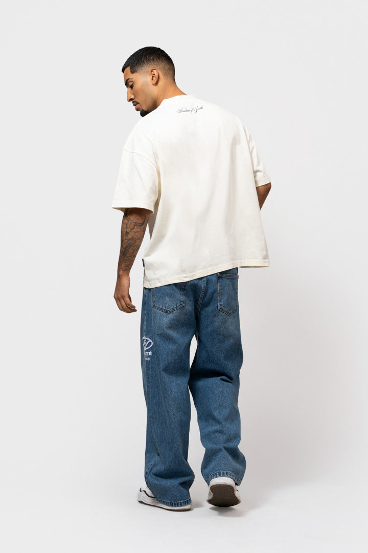 DANI BOXY FIT TEE | OFF-WHITE