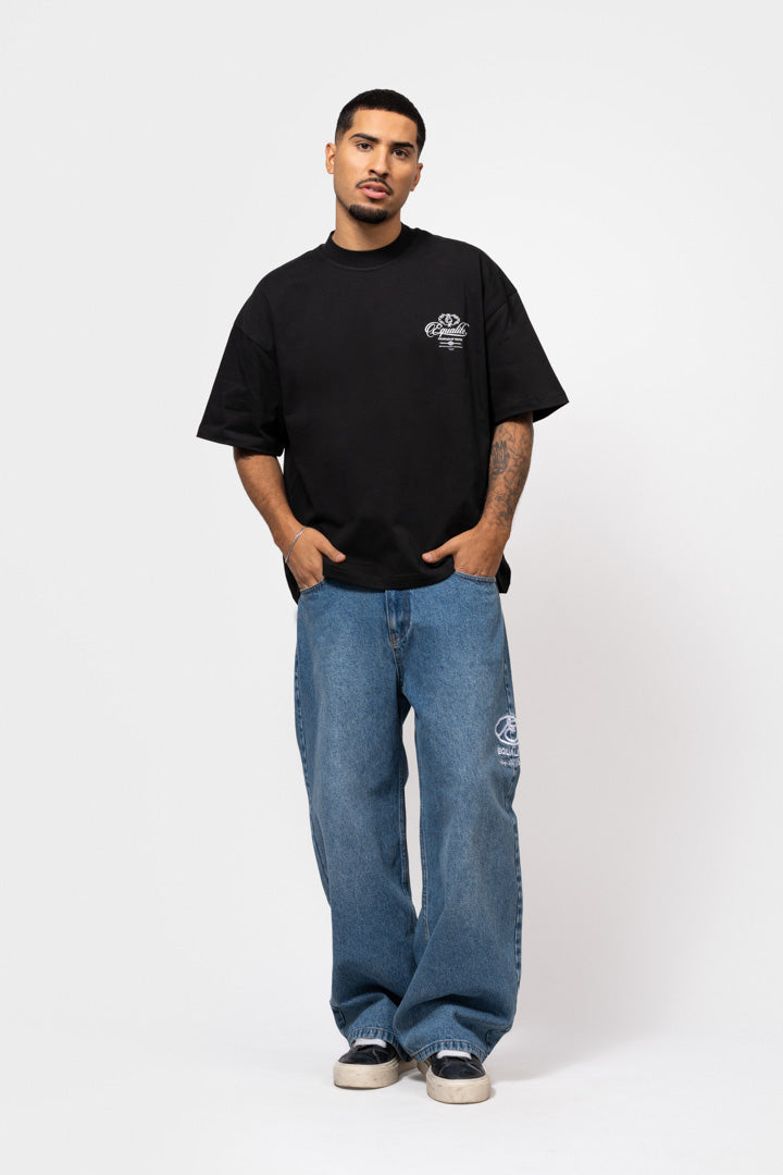 YUKI BOXY TEE 2.0 | BLACK