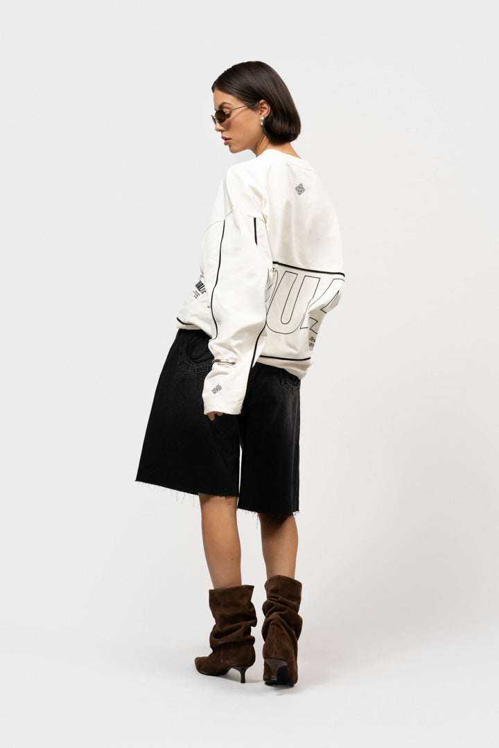 BRUNO LINE LONGSLEEVE TEE | OFF-WHITE