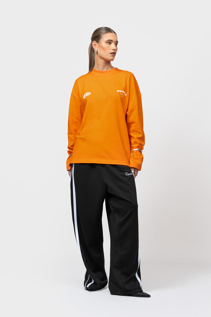 STAY EQUAL LONGSLEEVE TEE | ORANGE