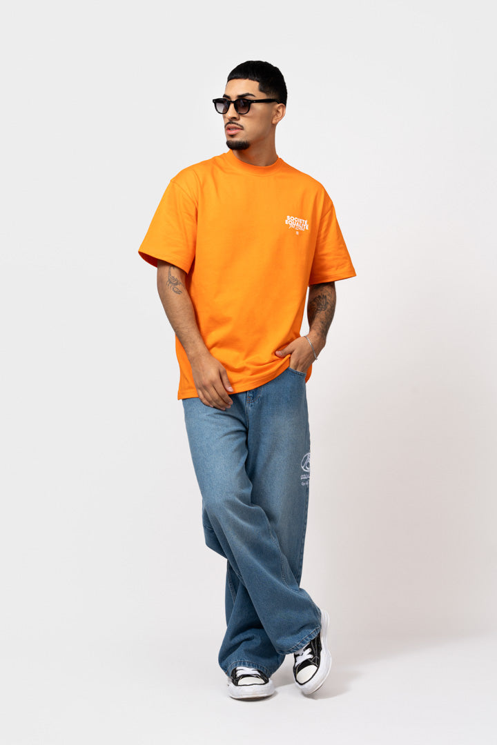 SOCIETE 2.0 OVERSIZED TEE | ORANGE