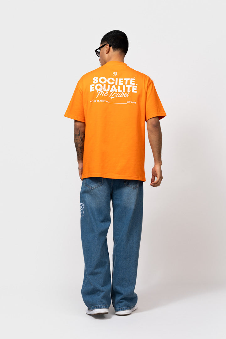 SOCIETE 2.0 OVERSIZED TEE | ORANGE