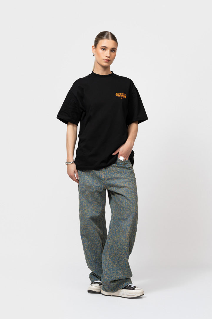 SOCIETE 2.0 OVERSIZED TEE | BLACK