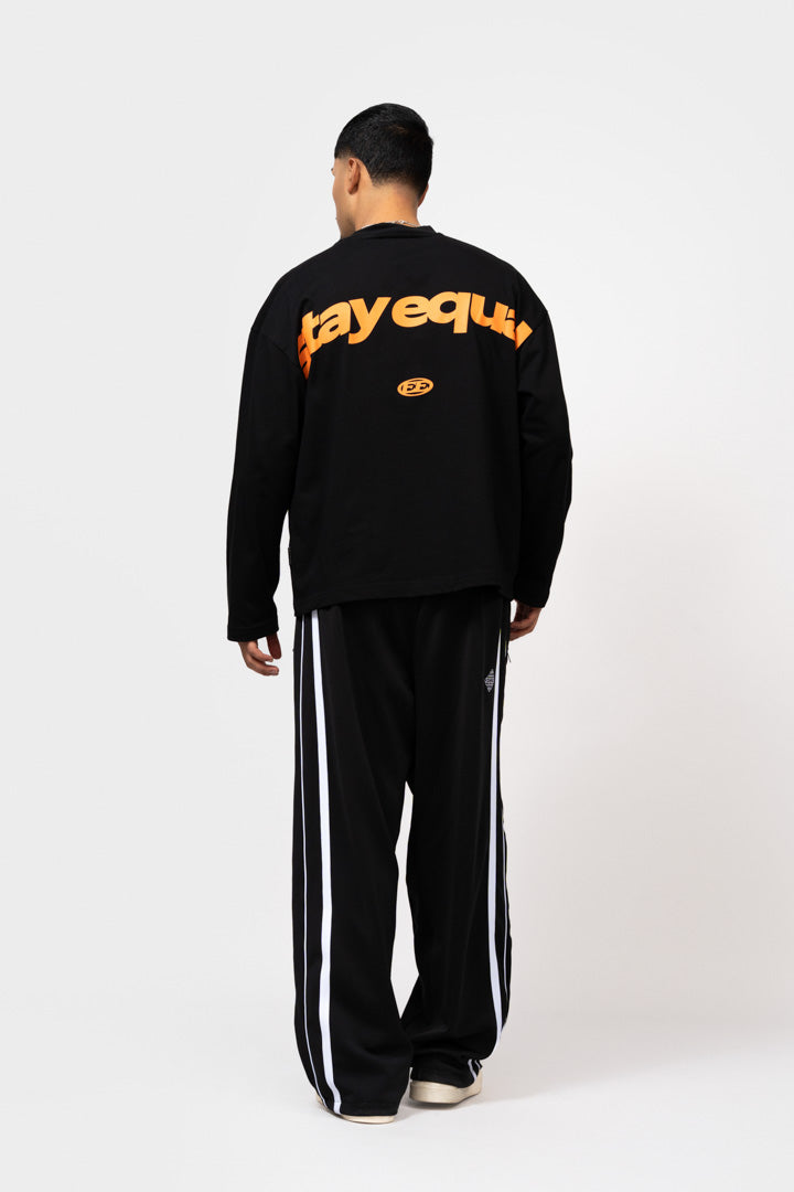 STAY EQUAL LONGSLEEVE TEE | BLACK