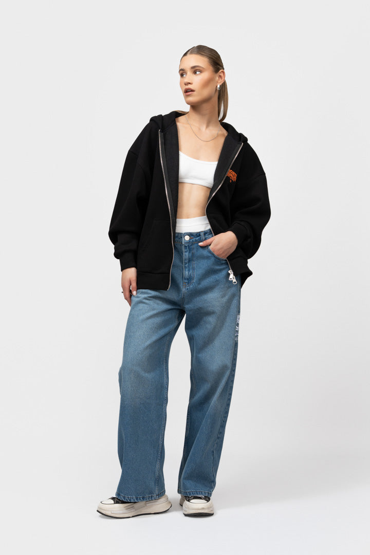 SOCIETÉ 2.0 FULL ZIP HOODIE | BLACK