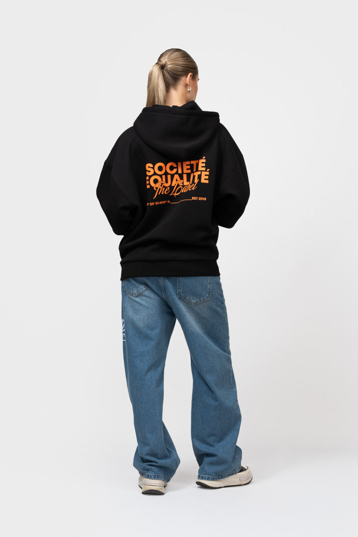 SOCIETÉ 2.0 FULL ZIP HOODIE | BLACK