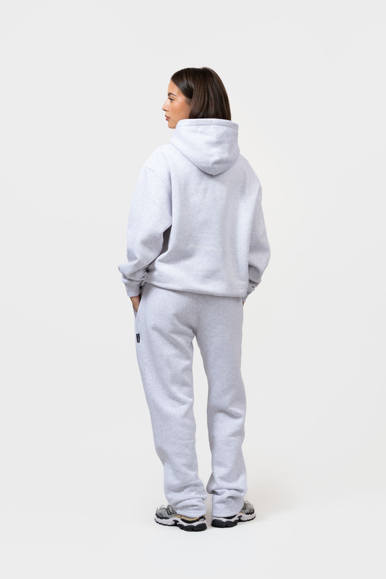 CELESTE OVERSIZED HOODIE | MELANGE GREY