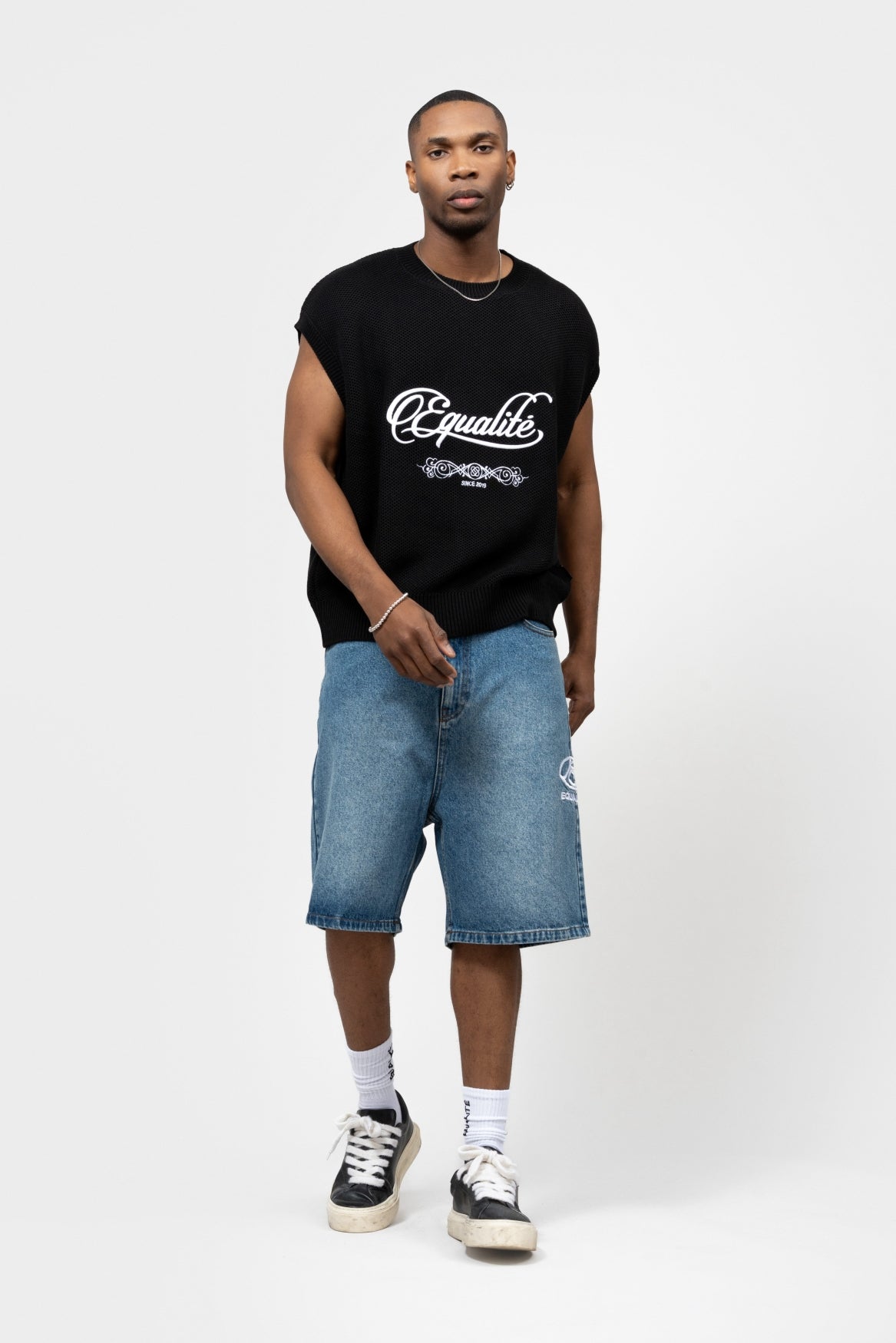 LUMI KNIT TANKTOP | BLACK