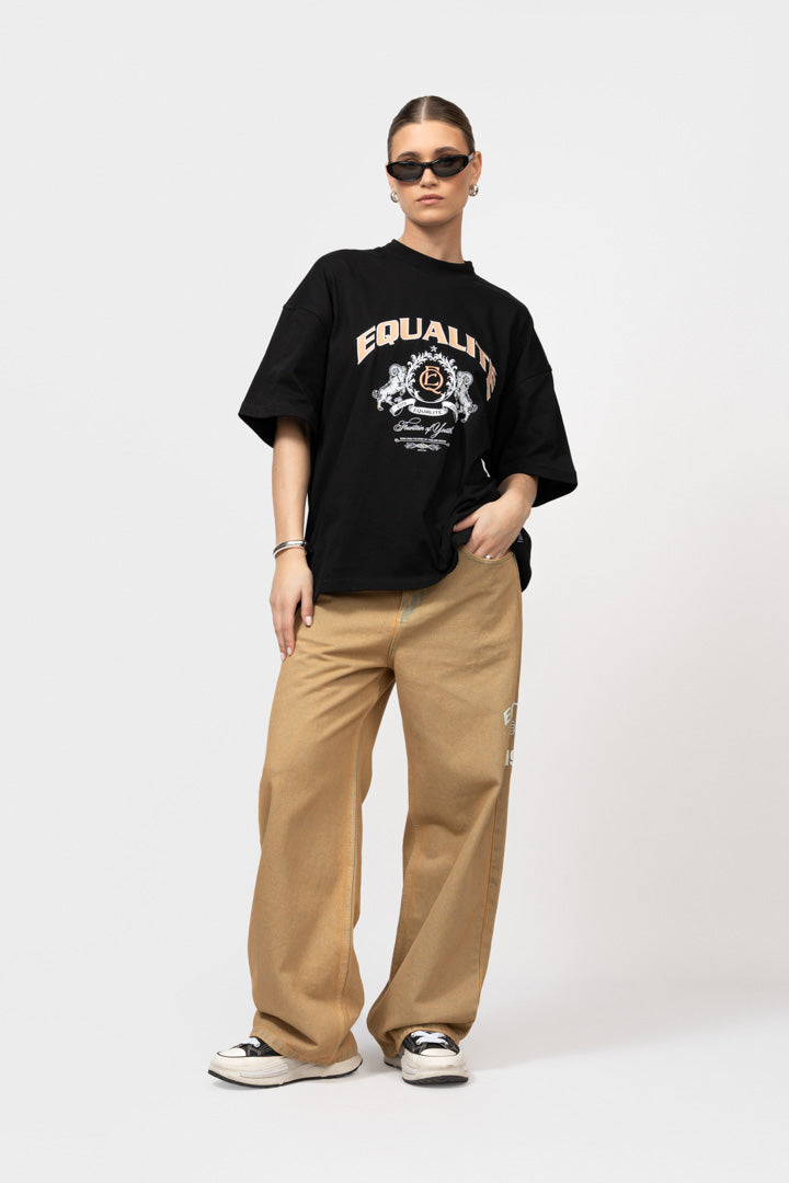 DANI BOXY FIT TEE | BLACK