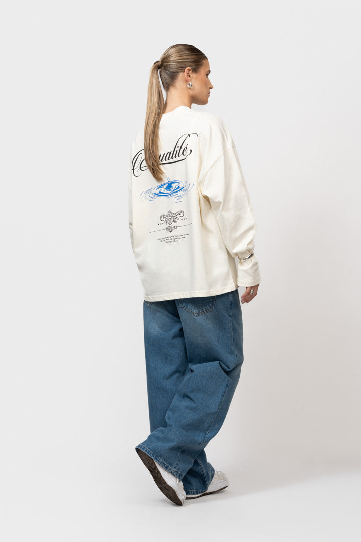 EDEN OVERSIZED LONGSLEEVE TEE | OFF-WHITE