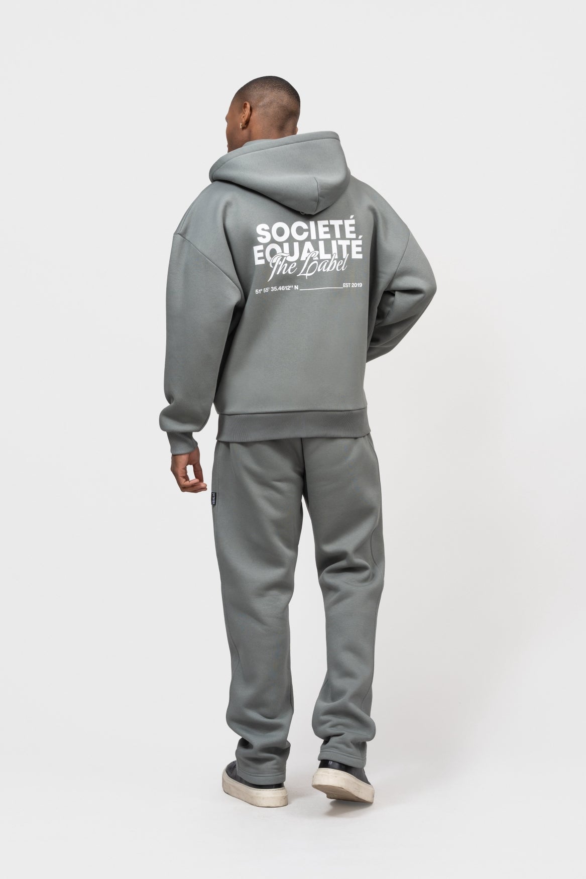 SOCIETÉ 2.0 OVERSIZED FULL ZIP HOODIE | GREY