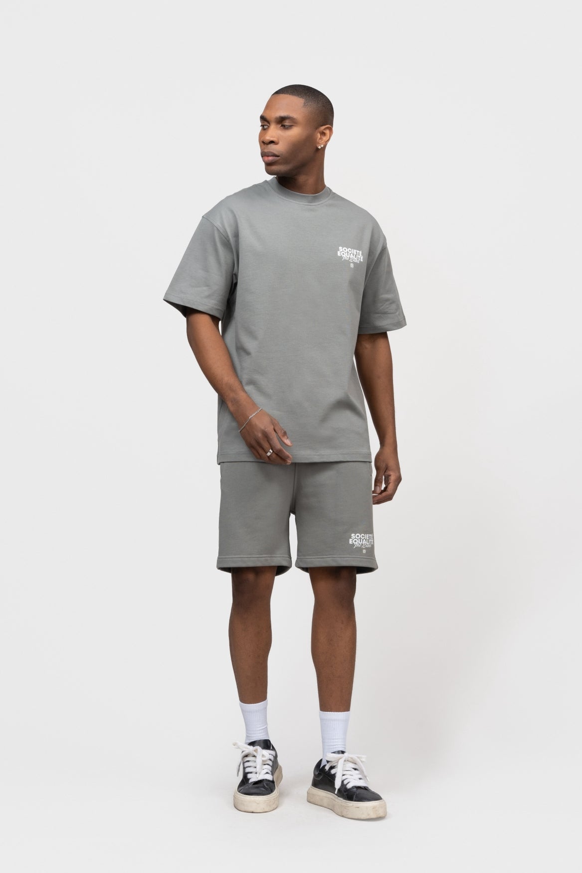 SOCIETÉ 2.0 OVERSIZED SHORTS | GREY