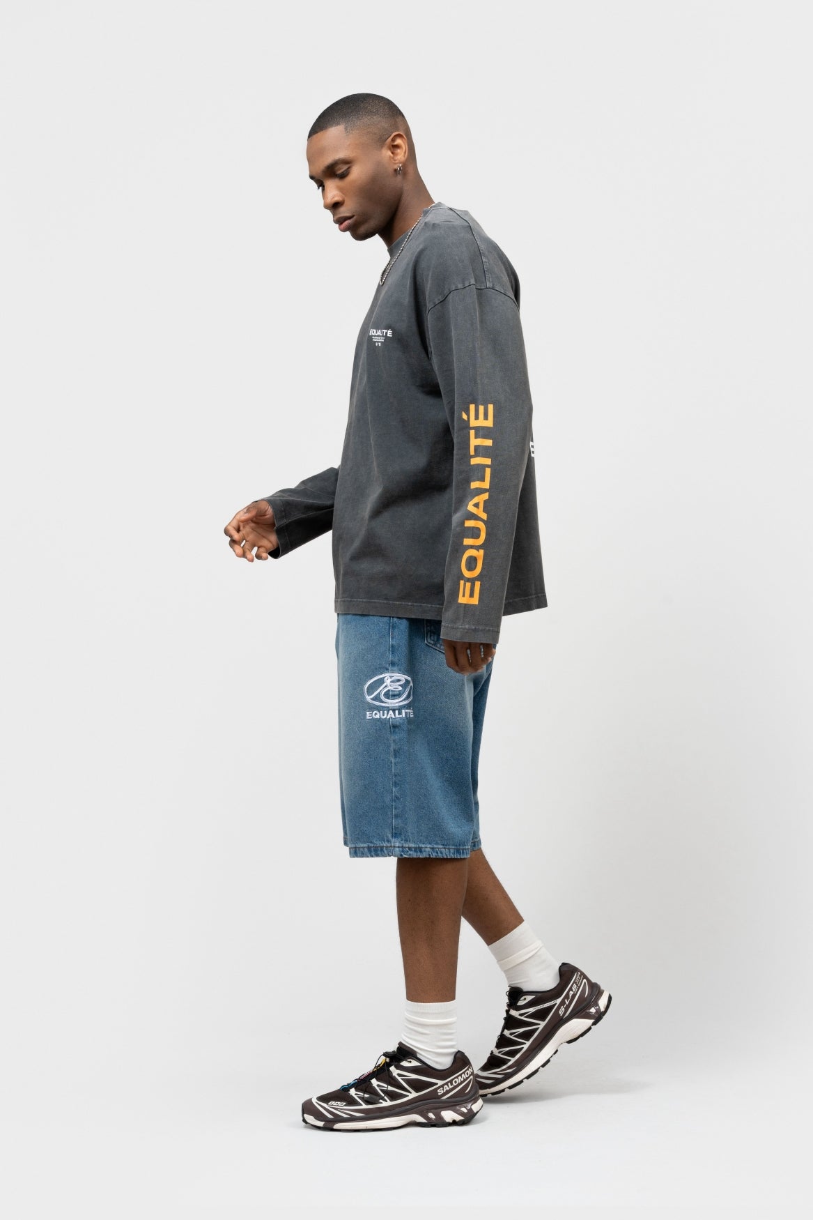 SUNNY OVERSIZED LONGSLEEVE TEE | WASHED GREY