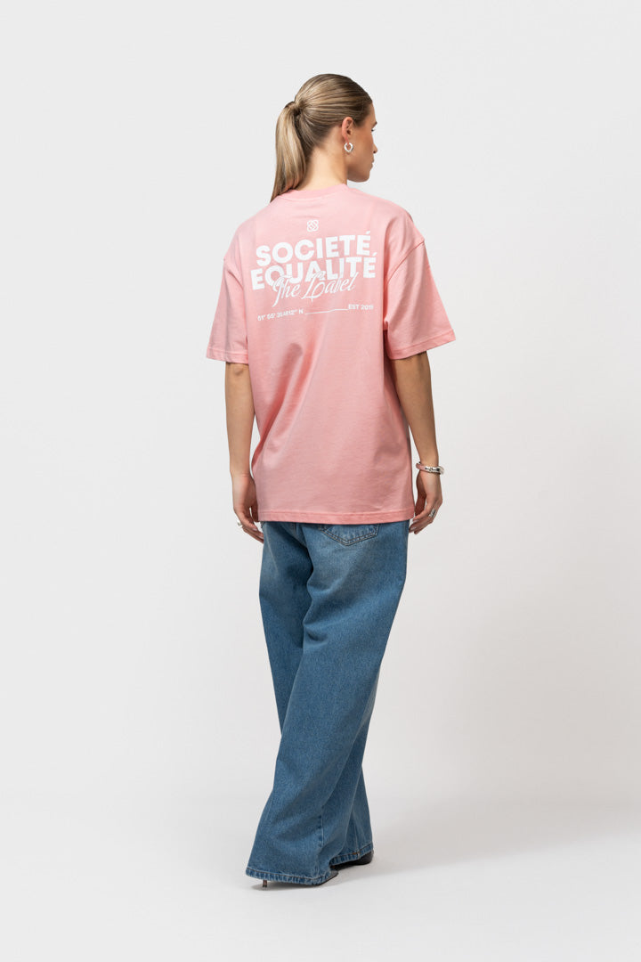 SOCIETÉ 2.0 OVERSIZED TEE | PINK