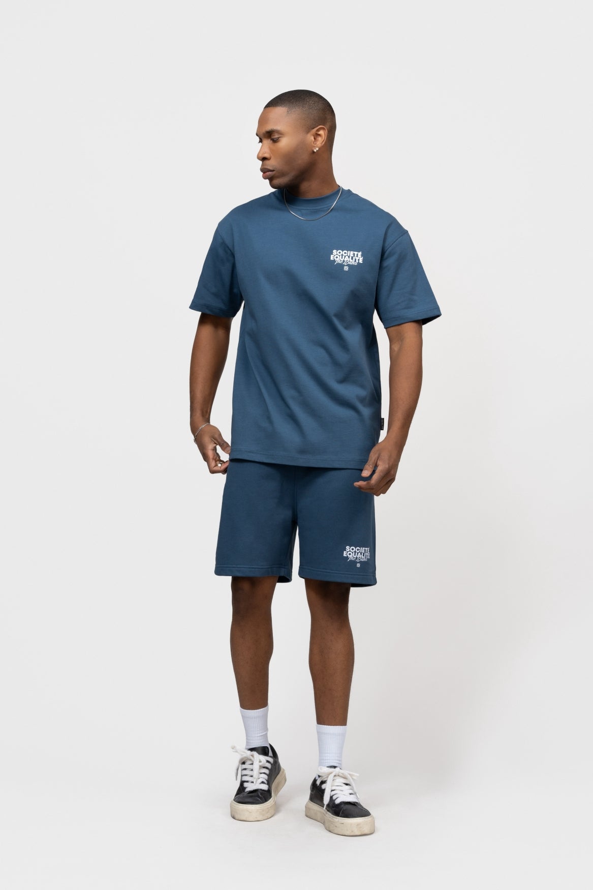 SOCIETÉ 2.0 OVERSIZED TEE | NAVY