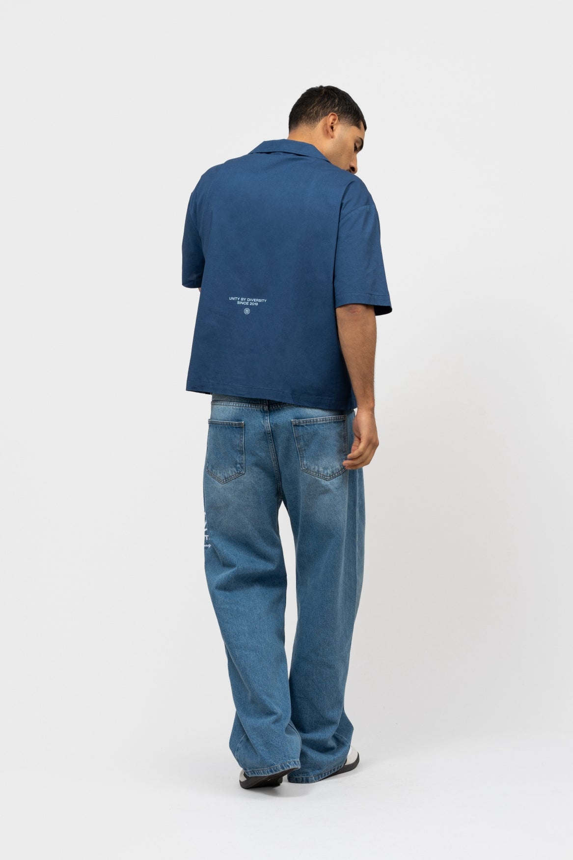 ASH BOXY SHIRT | NAVY