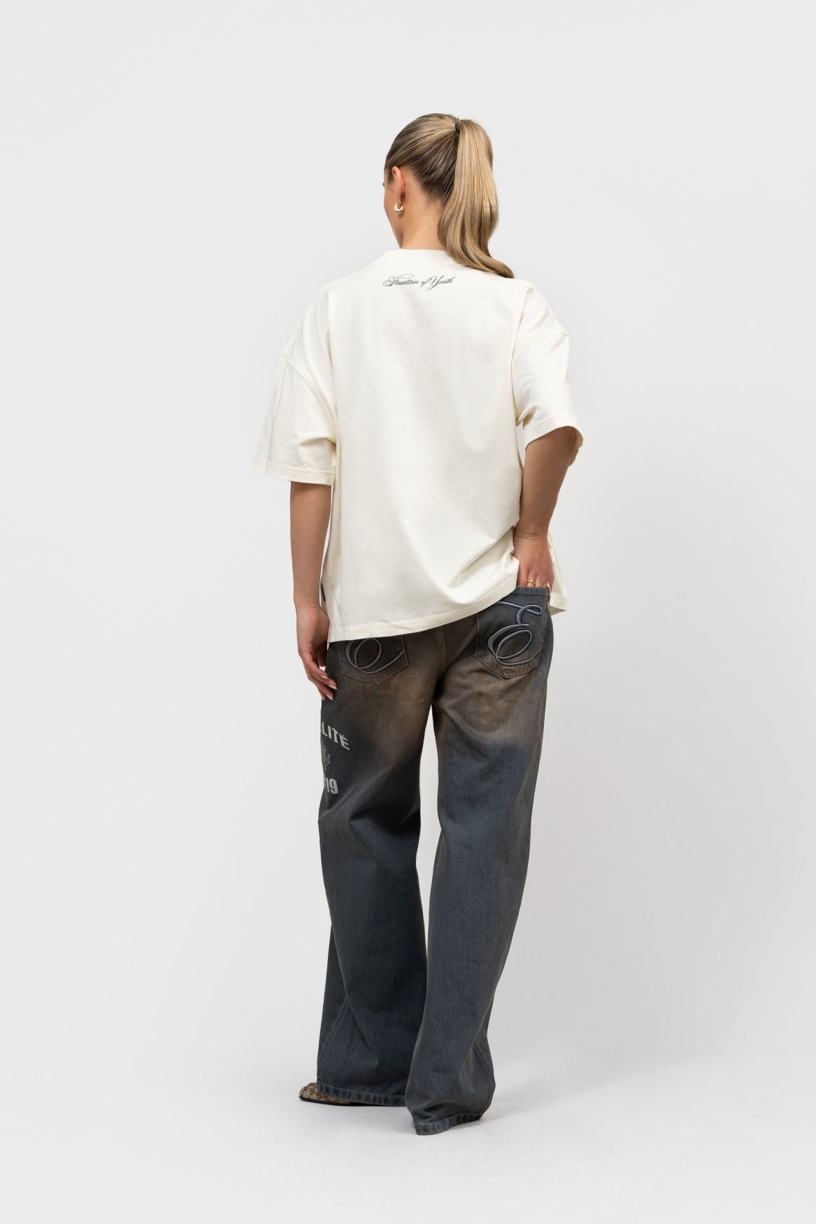 DANI BOXY FIT TEE | OFF-WHITE
