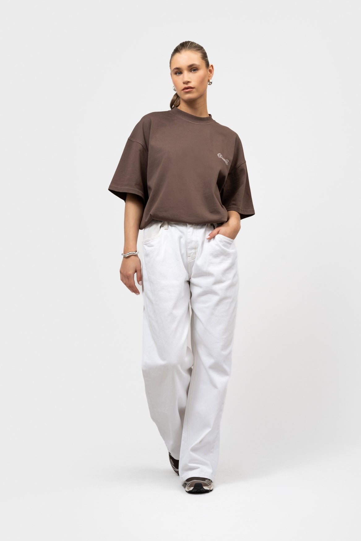 YUKI BOXY TEE | TOBACCO