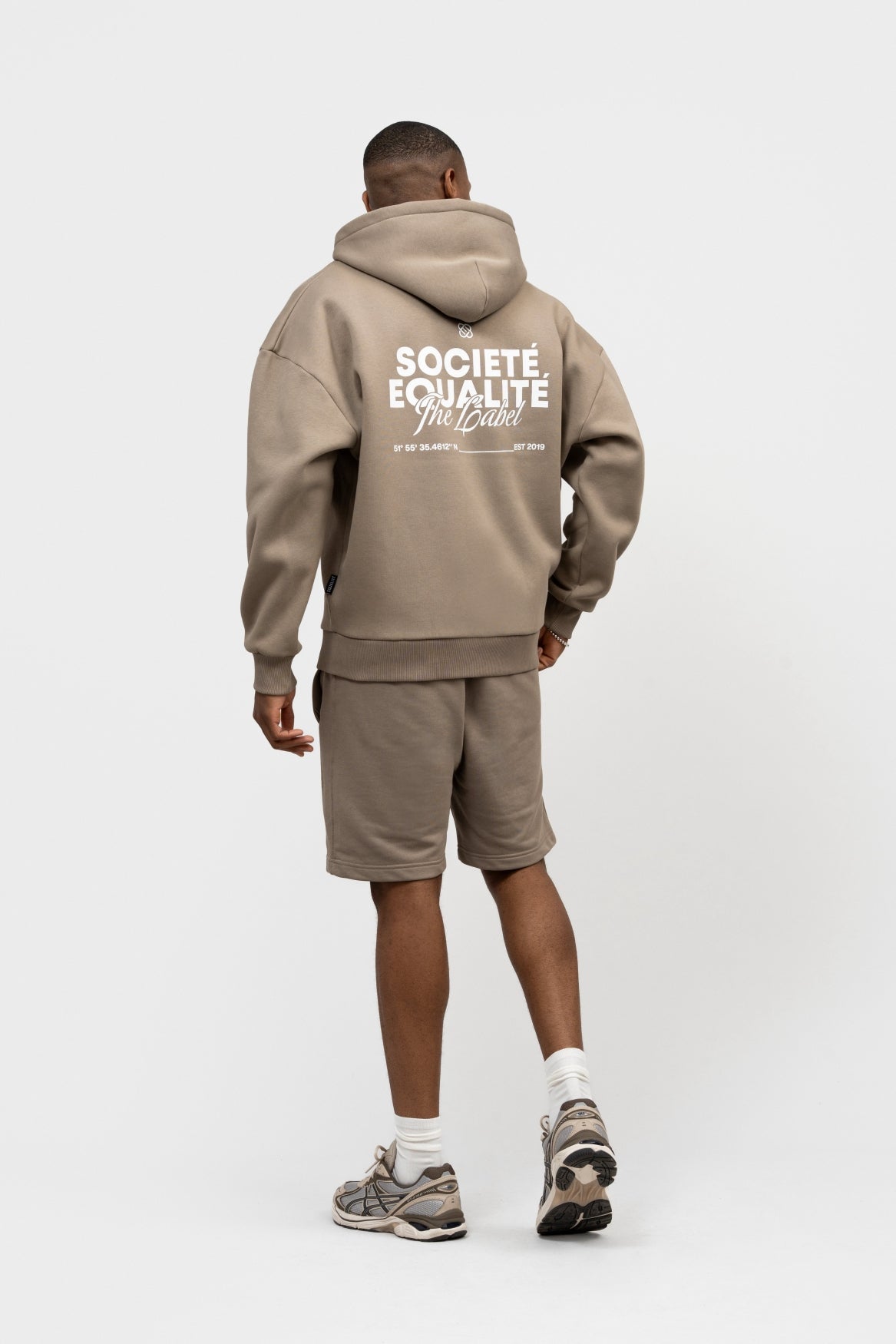 SOCIETÉ 2.0 OVERSIZED FULL ZIP HOODIE | TAUPE