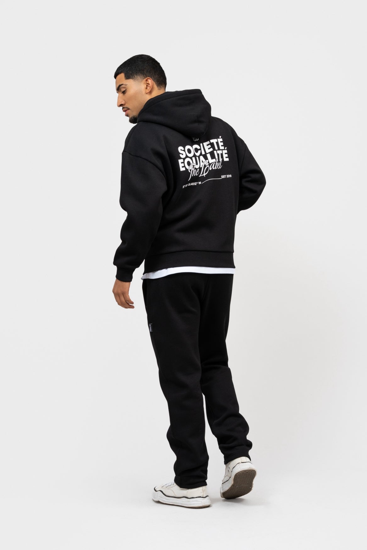 SOCIETÉ 2.0 OVERSIZED FULL ZIP HOODIE | BLACK