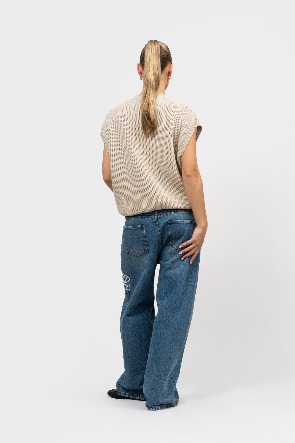 LUMI KNIT TANKTOP | BEIGE