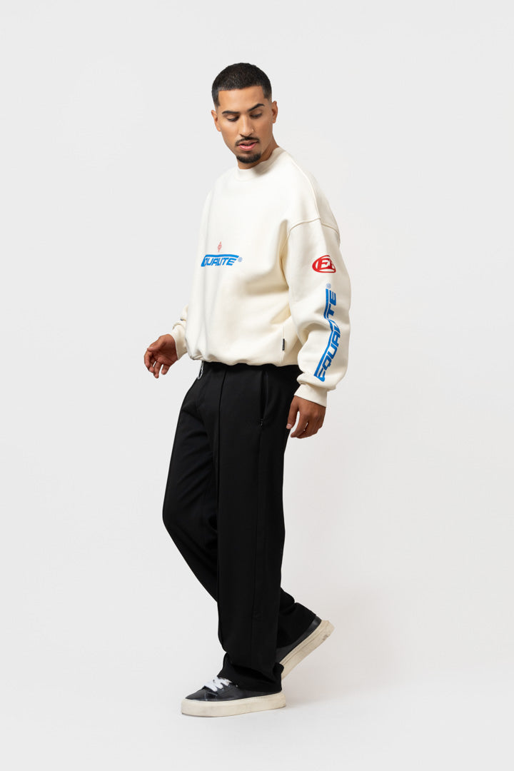 ARENA OVERSIZED SWEATER | OFF-WHITE