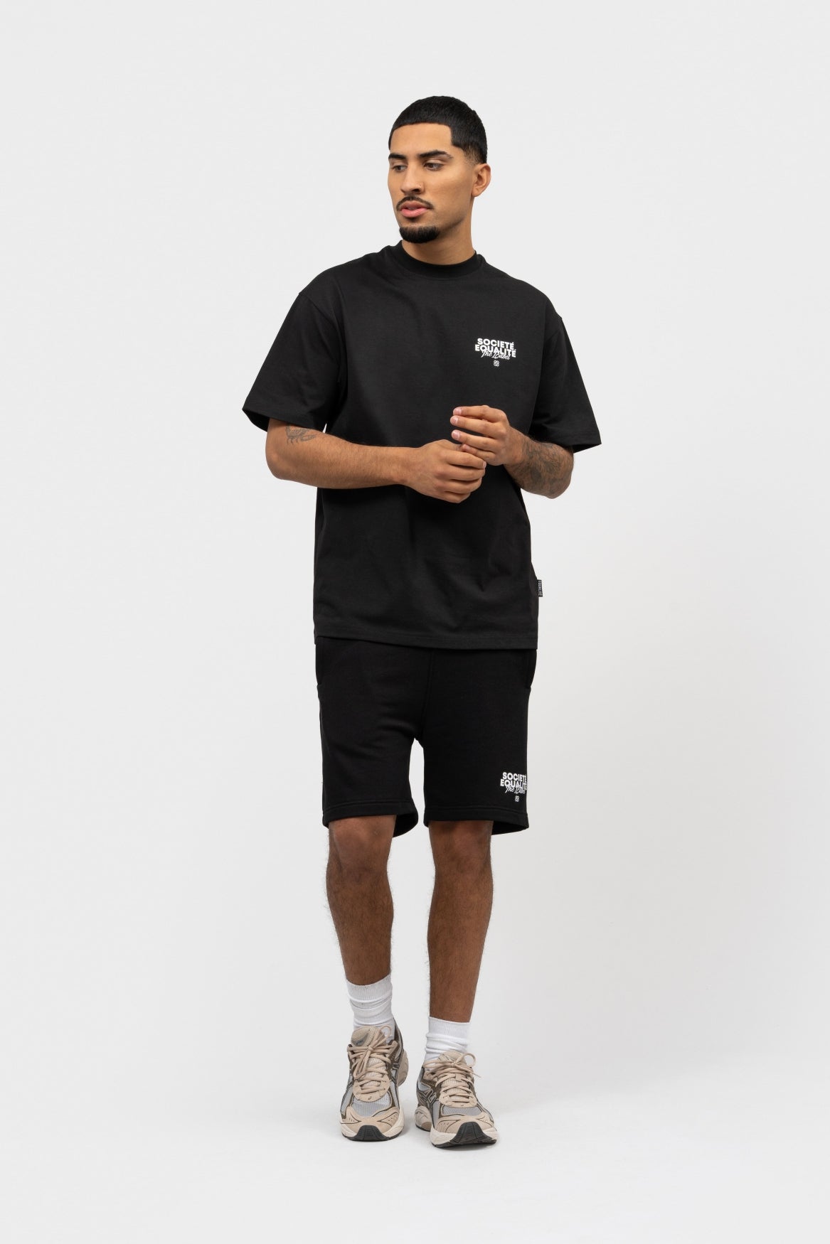 SOCIETÉ 2.0 OVERSIZED SHORTS | BLACK