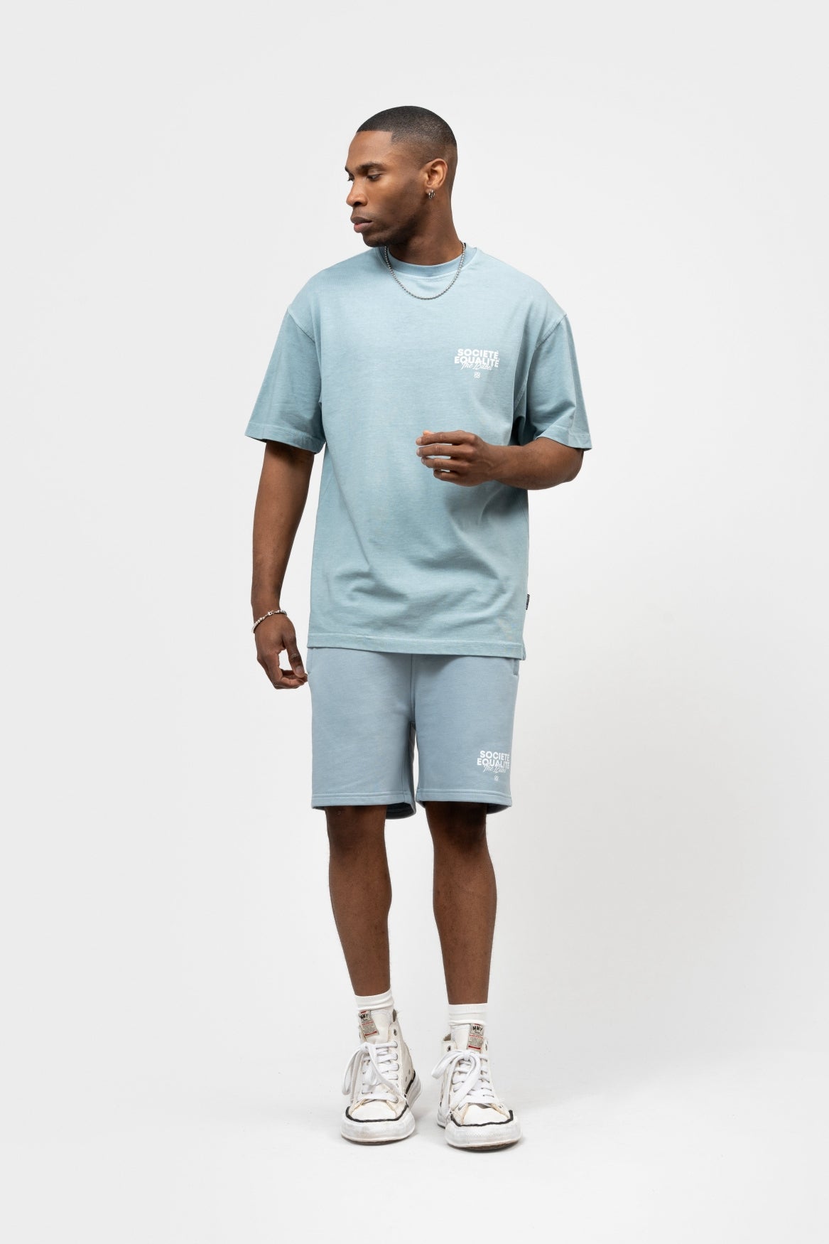 SOCIETÉ 2.0 OVERSIZED TEE | LIGHT BLUE