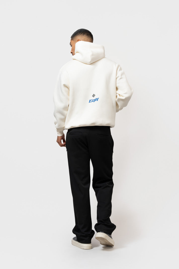 JERSEY OVERSIZED HOODIE | OFF-WHITE