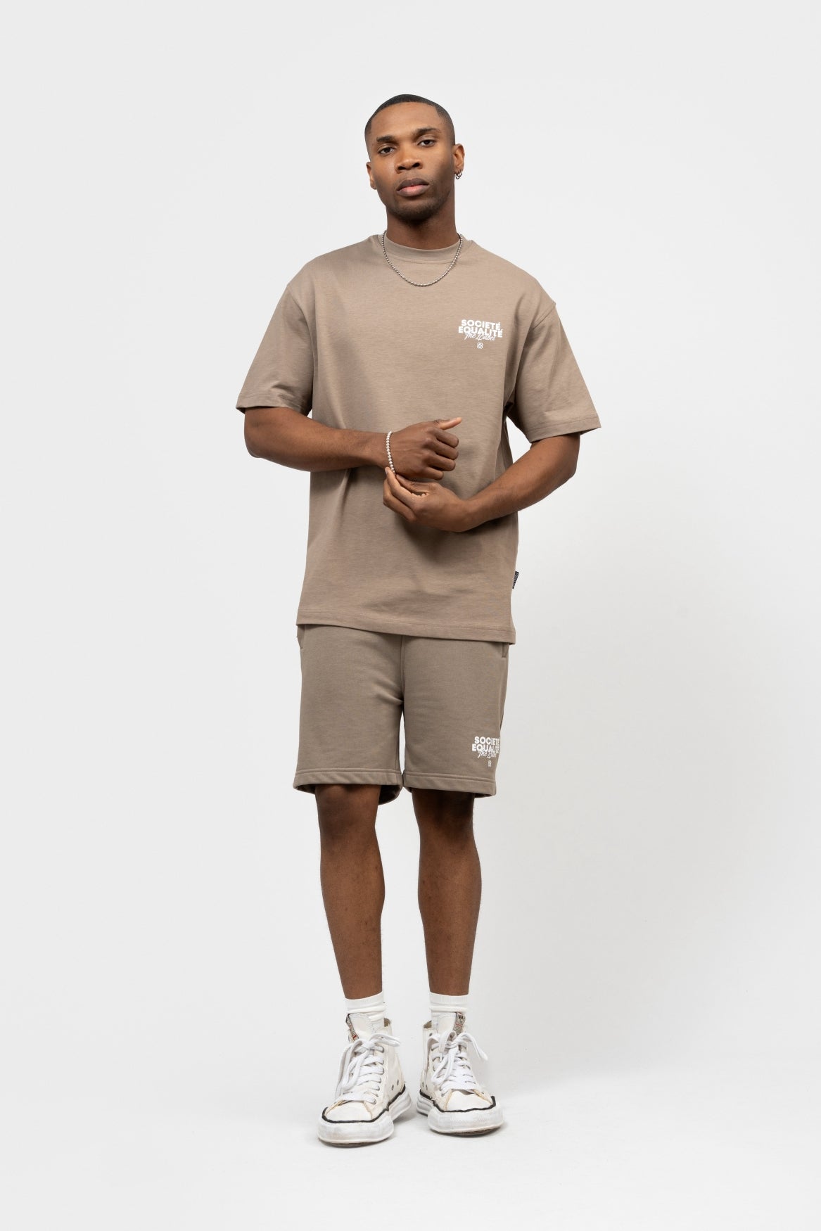SOCIETÉ 2.0 OVERSIZED SHORTS | TAUPE