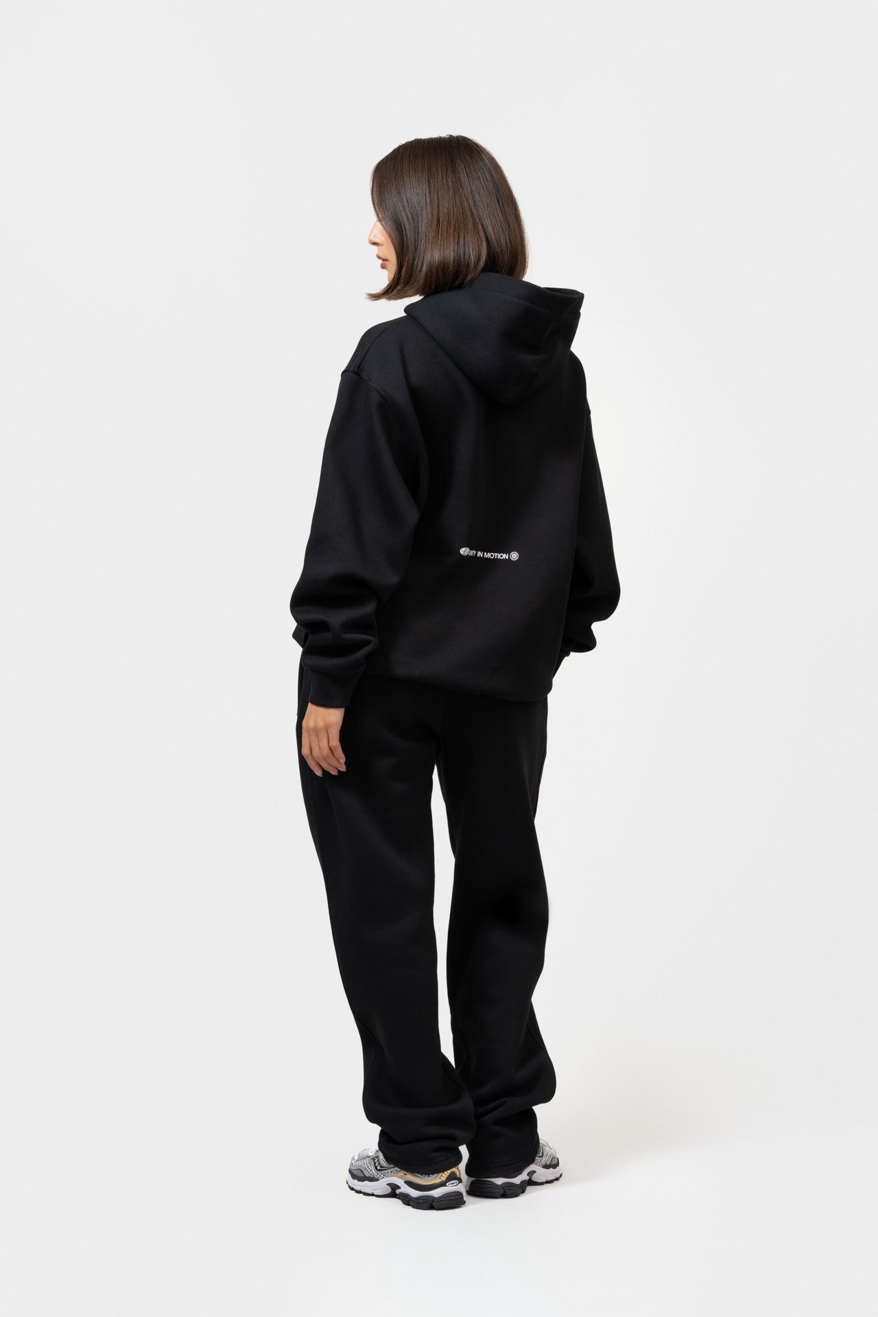 CELESTE OVERSIZED HOODIE | BLACK