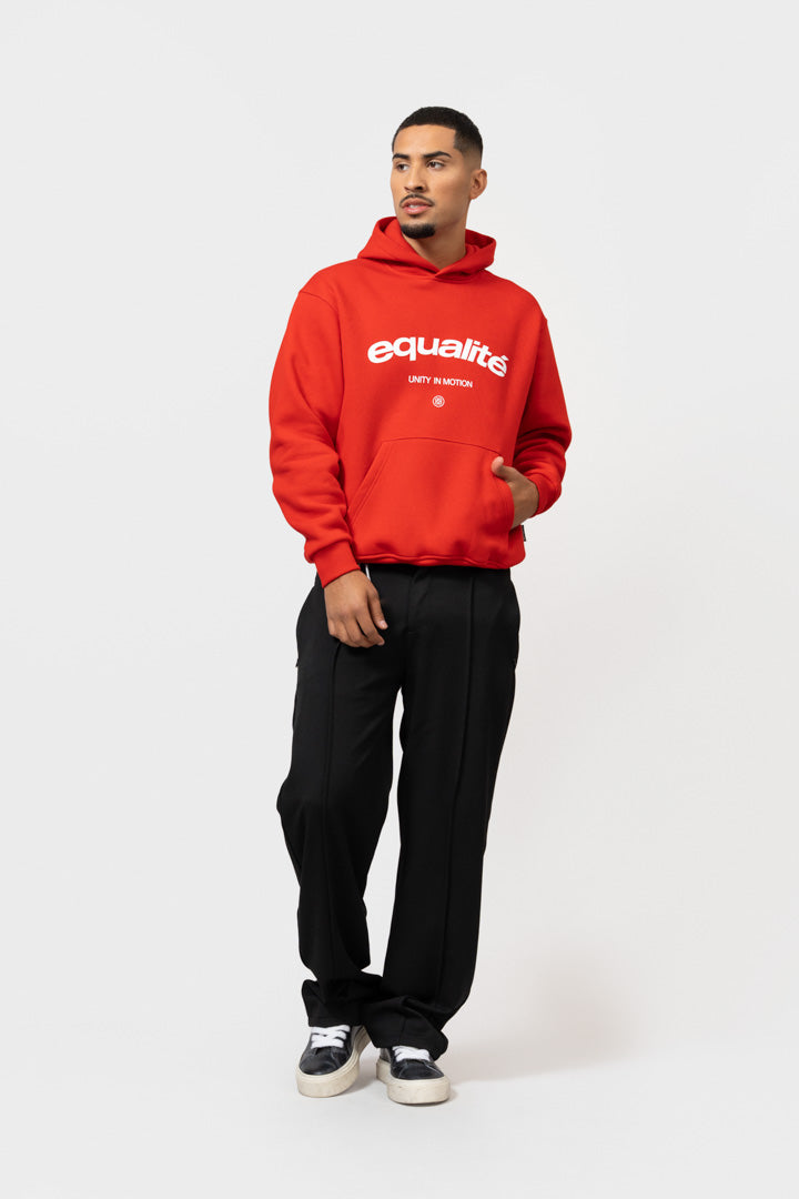 CELESTE OVERSIZED HOODIE | RED