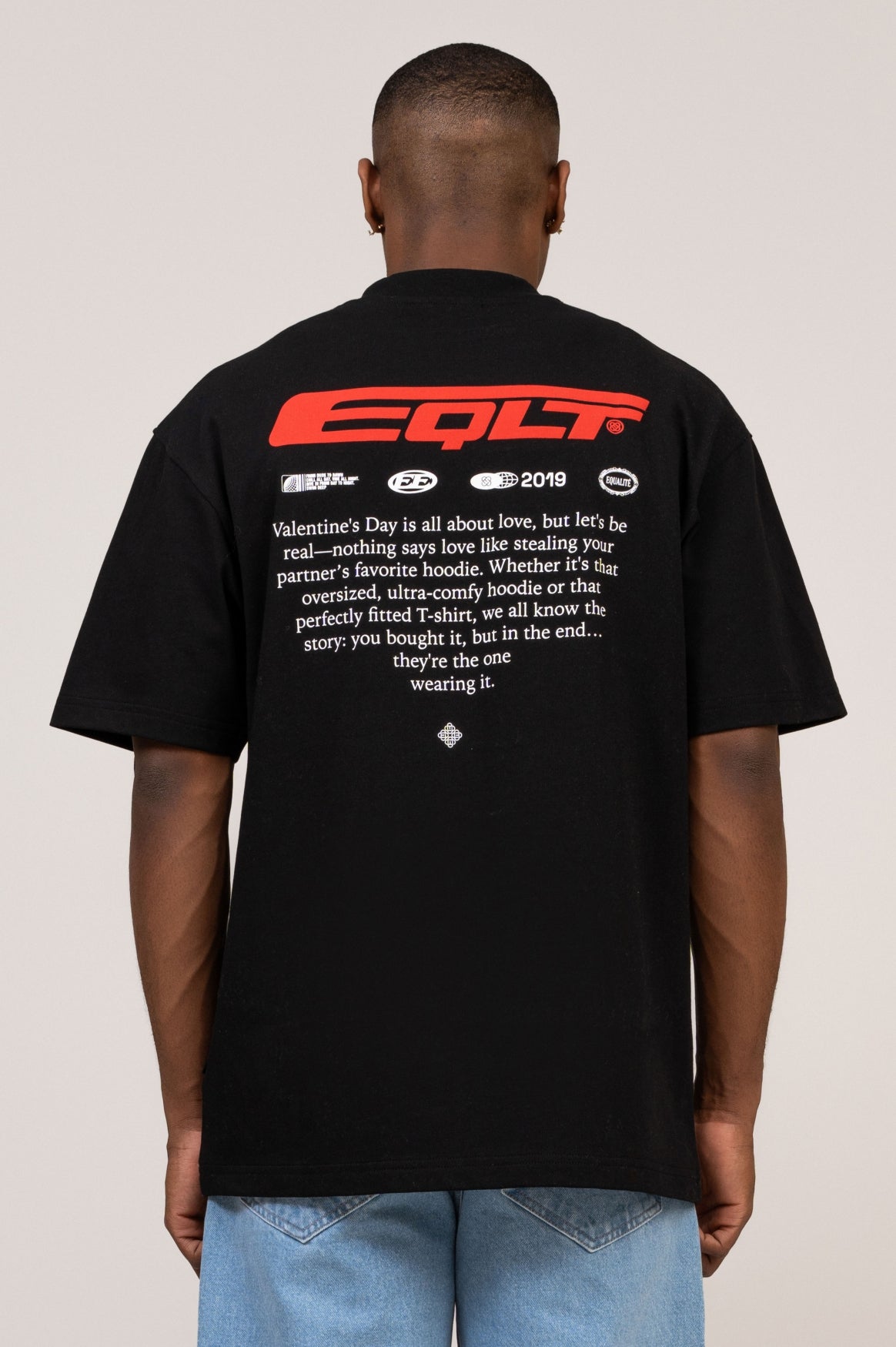 BETTER TOGETHER OVERSIZED TEE | BLACK