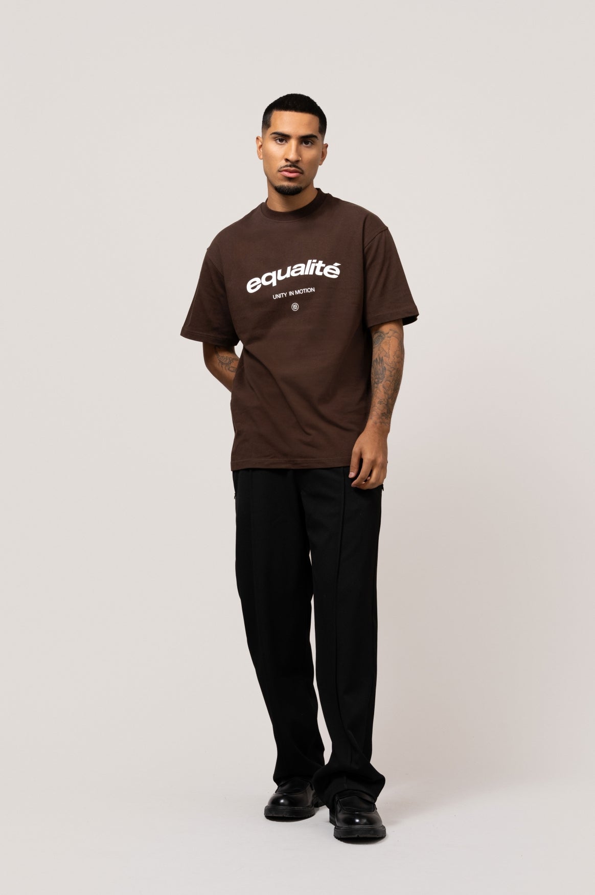 Celeste Boxy Tee | Brown
