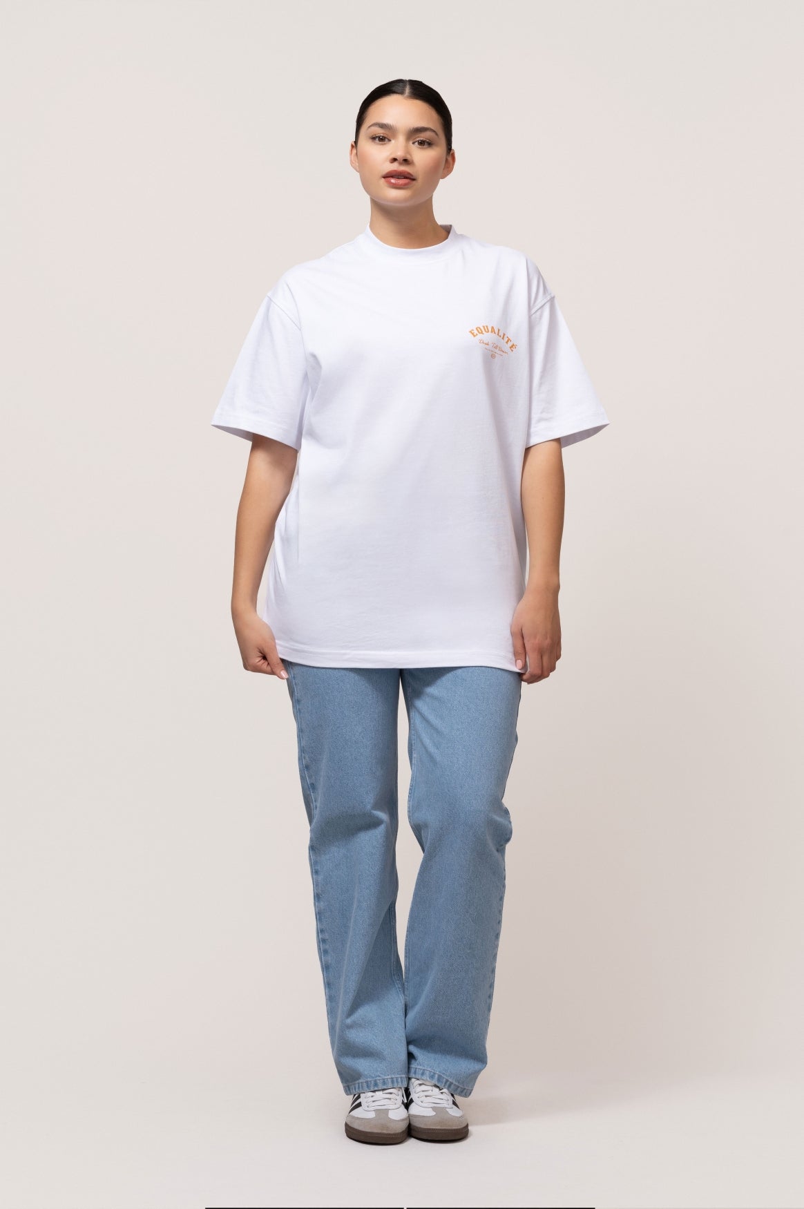 ELARA OVERSIZED TEE | WHITE