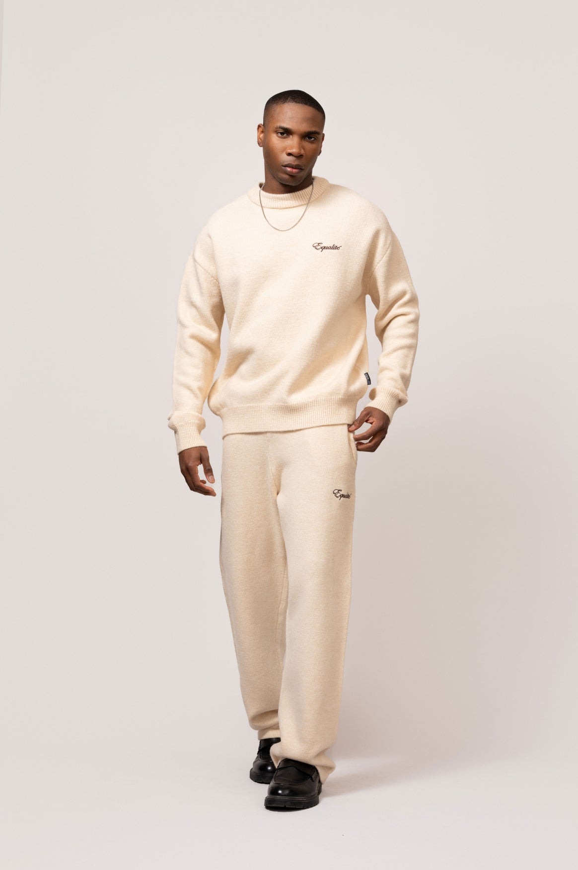 Fluffy Knit Pants | Off-white