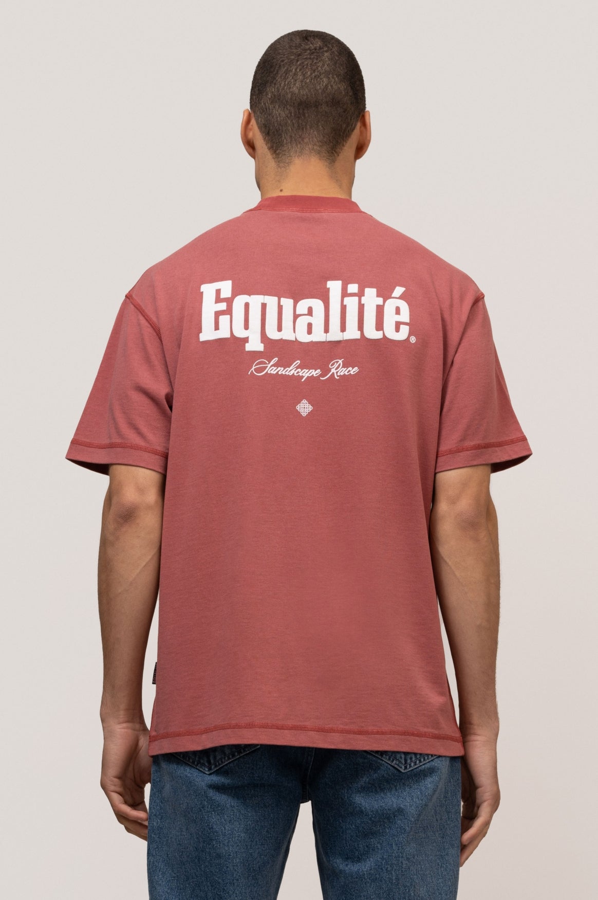 MIRAGE OVERSIZED TEE | WASHED RED