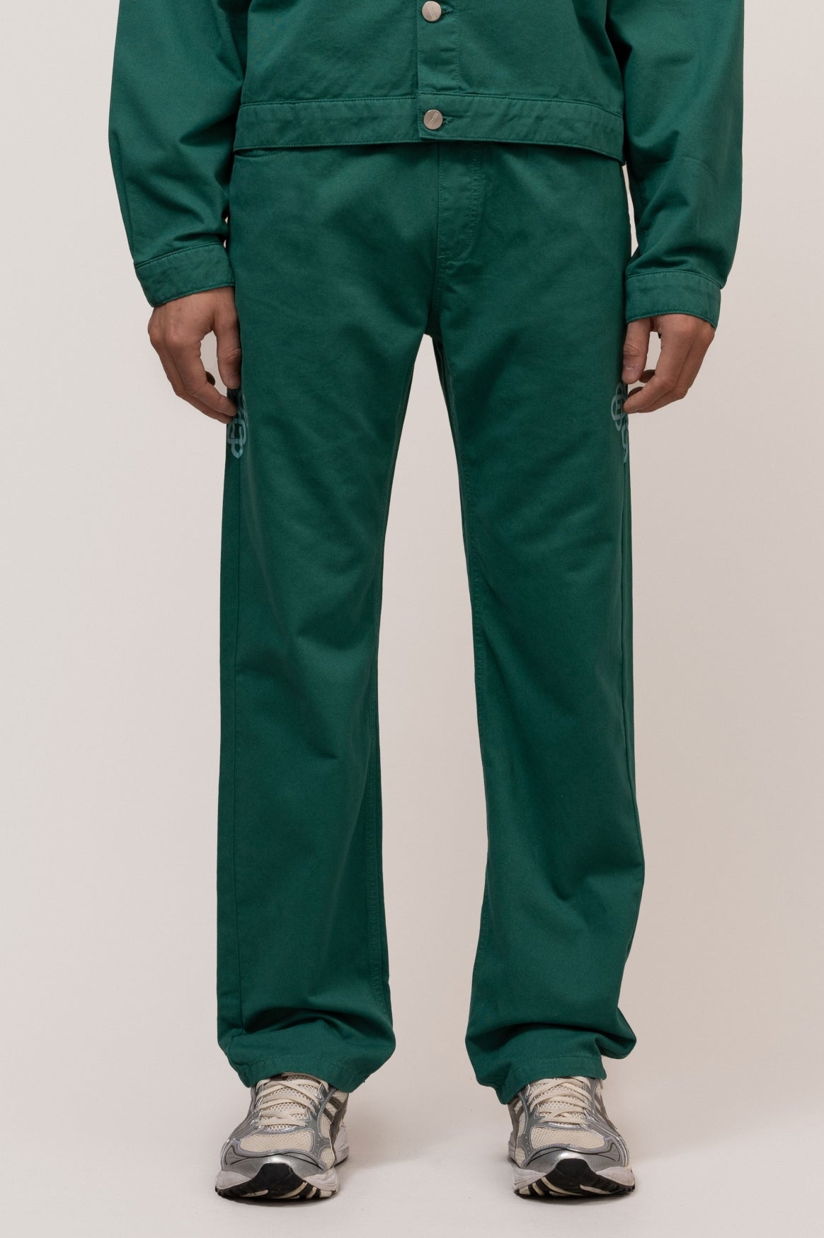 SYMBOL CARGO PANTS | PETROL GREEN